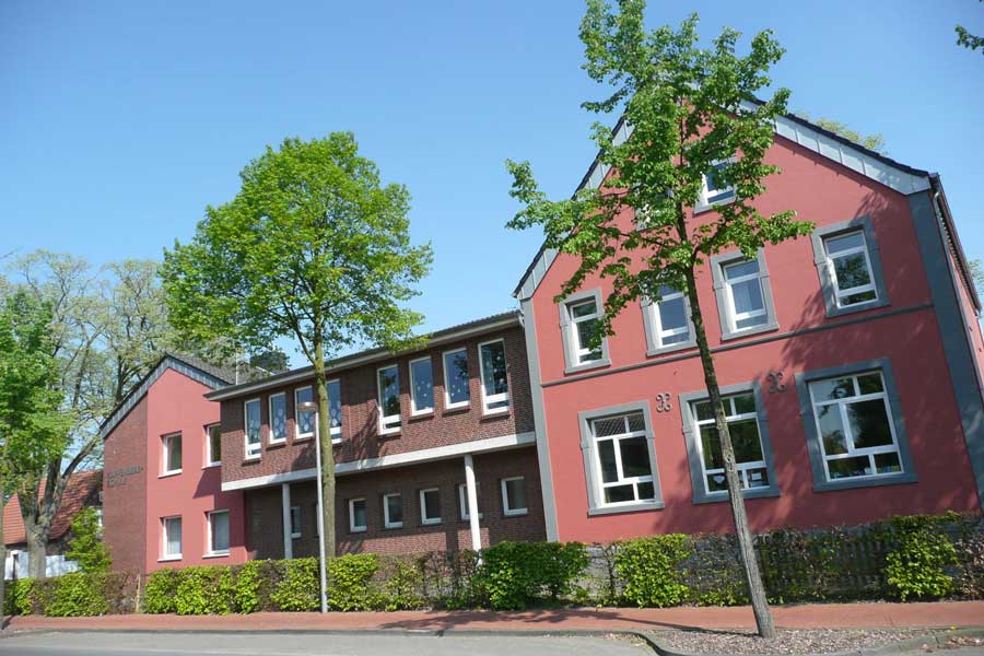Schulfront der Gottfried-von-Kappenberg Schule
